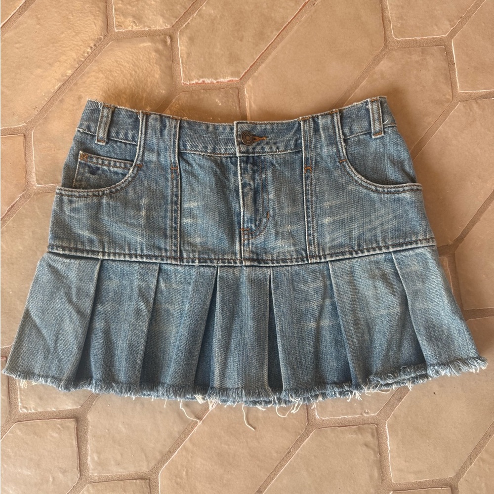American Eagle Outfitters Blue Denim Mini Skirt
